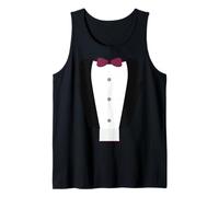 Dressed to Impress : Tuxedo Design Tank Top