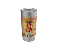 Dressed Up Sausage Character Plumes Stainless Steel Insulated Tumbler