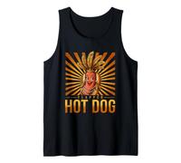 Dressed Up Sausage Character Plumes Tank Top