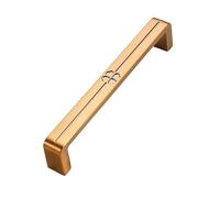 Dresser Drawer Handles, Antique Bronze Flower Shape Cabinet Pulls, 2 Pack Decorative Pulls for Closet, Wardrobe, Bathroom Hardware, 32mm