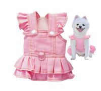 Dresses for dogs, stylish kitten costumes, stylish cowboy overall dress for kittens, puppies, decorative outdoor outfits with a breathable design with airy fabric structure, this dog Dr.