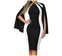 Dresses for Women Sundresses for Women Women Long Midi Dress Midi Dress for Women 2023 Lace High Waisted A-Line Swing Gowns Sexy Roaring 20s Dresses for Women,White,3XL