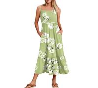 Dresses for Women UK Evening Corset Dress Sundress Sequin Women's Cotton Summer Party Bodycon Maxi Dress T Shirt for Women UK White Long with Short Sleeves Romper Shorts Midi Denim, Green XL