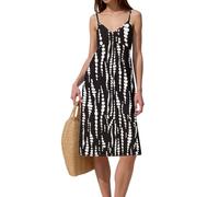 Dresses for Women UK Plus Size Boho Dress Floral Women's Beach One Shoulder Backless Dress Funeral Women's Halter Neck Dresses Red Women Summer Wear for UK Party, Zebra XL