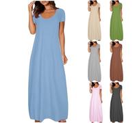 Dresses Plus Size Dress Wedding Guest Occasion 1940s Dress Midi Casual Short Sleeve V Neck Swing Casual Bohemian Petite Dresses for Women UK Flowy Party Beach Vacation Clothes