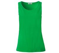 dressforfun 901024 Women Basic Tank Top, Round Neck, Cotton (Green | XXL | No. 304569)