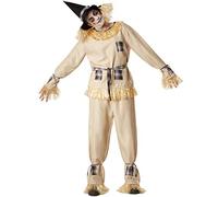 dressforfun 901035 Men’s Friendly Scarecrow Costume, Four-piece Set, Trousers & Top Outfit, Party Halloween Cosplay - different Sizes (L | No. 304602)
