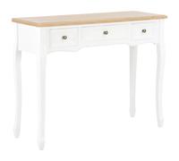 Dressing Console Table with 3 Drawers Makeup Vanity Desk Multi Colours vidaXL