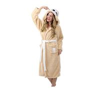 Dressing Gown Animal Fluffy Hoodie Bathrobes Housecoats Lightweight for Unisex Adults Sloth For M