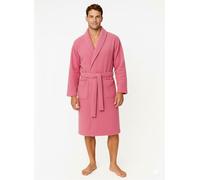 Dressing Gown for Women & Men | Towelling Bathrobe for Adults with Belt, Pockets & Shawl Collar | Women's Dry Robes & Men’s Nightwear | 100% Luxury Cotton, Warm, Soft & Cozy Loungewear (Pink-S/M)