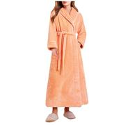 Dressing Gown for Women UK Clearance Fluffy Bath Robes for Women Ladies Flannel Super Soft Bathrobe Winter Cozy Plush Fleece Bath Robe Full Length Dressing Gown Warm Loungewear Gifts for Her
