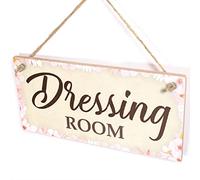 Dressing Room Hanging Door Sign, Pink Blossom Border | Pink blossom dressing border