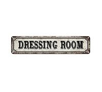 Dressing Room Vintage Metal Sign Wall Art Street Signs Changing Room Decor Fitting Aluminum Metal Signs Wall Art Hanging Novelty Sign Farmhouse Decor Home Quality Sign For Outdoor Store Bar Garage