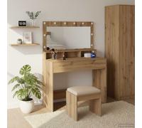 Dressing Table Artisan Oak 100 x 41 x 135 cm Engineered Wood
