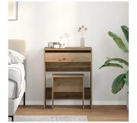 Dressing Table Artisan oak 60 x 40 x 75 cm Engineered wood