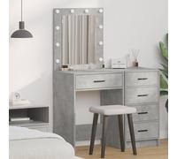 Dressing Table Concrete grey 50 x 41 x 135 cm Engineered wood