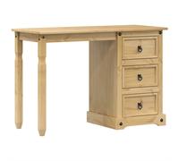 Dressing Table Cosmetic Makeup Vanity Desk Solid Wood Pine vidaXL