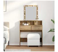 Dressing Table Artisan oak 80 x 41 x 144.5 cm Engineered wood
