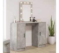 Dressing Table Vanity Makeup Desk Cosmetic Table with Doors & Compartments Unit