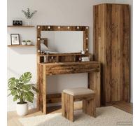 Dressing Table Old Wood 100 x 41 x 135 cm Engineered Wood