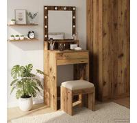 Dressing Table Old Wood 50 x 41 x 135 cm Engineered Wood