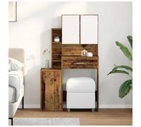 Dressing Table Old Wood 80 x 35 x 132 cm Engineered Wood