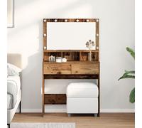 Dressing Table Old wood Particle board Berkfield Home Multi One Size
