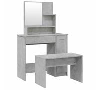 (Concrete grey) vidaXL Dressing Table Set Bedroom Makeup Table Vanity Desk Cosmetic Table