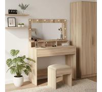 Dressing Table Sonoma oak 100 x 41 x 135 cm Engineered wood