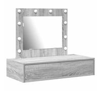 Dressing Table with Drawer with Storage Engineered Wood Modern Vanity vidaXL