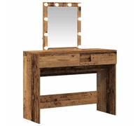 Dressing Table with LED Bedroom Cosmetic Table Vanity Desk Makeup Table vidaXL