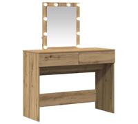 Dressing Table with LED Bedroom Cosmetic Table Vanity Desk Makeup Table vidaXL