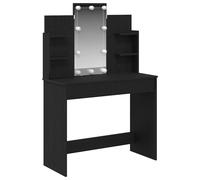 Dressing Table with LED Lights Makeup Table Vanity Desk Cosmetic Table vidaXL