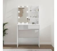 Dressing Table with LED Mirror Makeup Desk Dresser Bedroom Vanity Unit