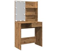 Dressing Table with LED Vanity Table Makeup Vanity Desk Cosmetic Table vidaXL