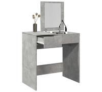 (concrete grey) vidaXL Dressing Table with Mirror Cosmetic Table Makeup Table Grey Sonoma