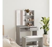 Dressing Table with Mirror Makeup Vanity Cosmetic Table Multi Colours vidaXL