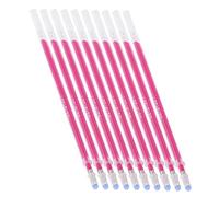 Dressmaking Heat Erasable Marker Pen, 100Pcs Red Fabric High Temperature Disappearing Pens Auto Vanishing Quilting Refill Tailors Sewing Tools for DIY Fabrics Fabrics Tailor's Chalk Pencils
