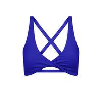 Dressmine Sports Bra for Women Padded Straps Racerback Twist Support Impact Sports Bra with Removable Cups Workout Top