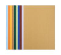 DRESSOOS 1 Bag of Mixed Colour Corrugated Cardboard Sheets A4 Size for DIY Crafts Making Paper with Exceptional Durability and Portable Design, for Classroom Use and On-the-go Random Color