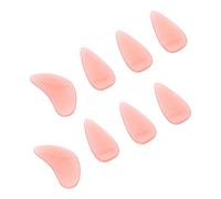 DRESSOOS 1 Set Guzheng Nails Nail Tools for Nail Art Bass Picks Fingertip Fingers Curlers Supplies Lash Hook Comb Bot Pellet Moistener Finger Nail Protectors Red Nylon