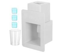 DRESSOOS 1 Set Kitchen Playset Faux Ice Maker with Fake Ice Cubes for Dollhouse Decoration Interactive Quiet Entertainment for Boys Enhances Parent Engagement