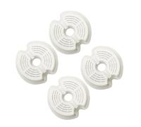 DRESSOOS 1 Set Pet Fountain Filters Large Diameter Activated Carbon Filters for Pet Waterer 30-day Replacement Multi-pass Weak Acid Resin Abs Box Hair Debris Metal Ion