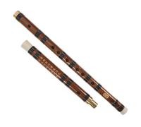 DRESSOOS 1 Set Two-section Flute Chinese Musical Instrument Chinese Dizi Woodwind Flutes Chinese Wooden Flute Flutes - Musical Instrument Birthday Stapler Thickened Child Bamboo