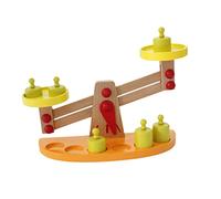 DRESSOOS 1 Set Wooden Balance Scale for Educational Weighing Game Interactive Math Learning Aid for Year Promotes Intellectual Development and Parent Interaction