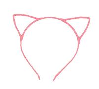 DRESSOOS 10 Pcs Child's Cat Costume Ears Headband Cat Ears and Tail Silk Dress Headband Perfect for Party Prom Holiday