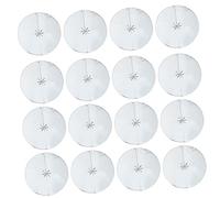 DRESSOOS 100pcs Beeswax Candle Protectors Ear Care Accessories Practical Disks for Cleaner Ears Silver Drip Protectors for Wax Removal for Therapy Use