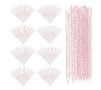 DRESSOOS 100pcs Dual-ended Nail Rhinestone Picker Pen with Ps Plastic Material and Lightweight Design for French Tips and Nail Art Designs, Suitable for Professionals and Beginners