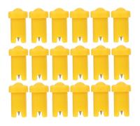 DRESSOOS 100pcs Eyelash Glue Bottle Nozzle Needles for Bottles, Anti-blocking Design with Pp and Stainless Steel Material, Suitable for Professional Salon and Family Use