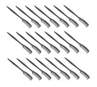 DRESSOOS 100pcs Mini Eyelash Separator Comb Black Portable Beauty Tool for Lash Extension and Brow Makeup Pocket Friendly Elegant Eyebrow Brush for Women